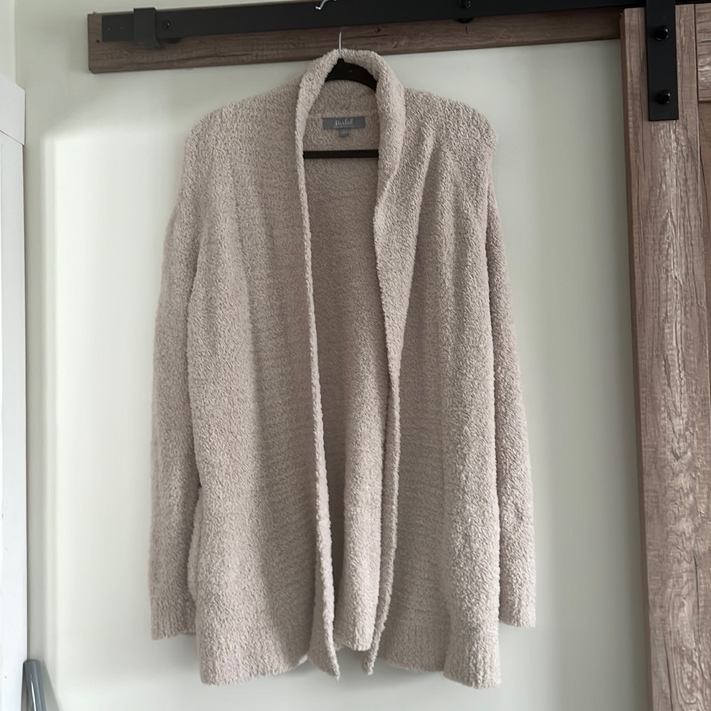 Cozy light beige Duster / Sweater